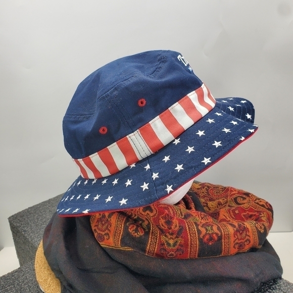 Trump 2020 Bucket Hat Patriotic Stars 'n Stripes - Picture 5 of 8